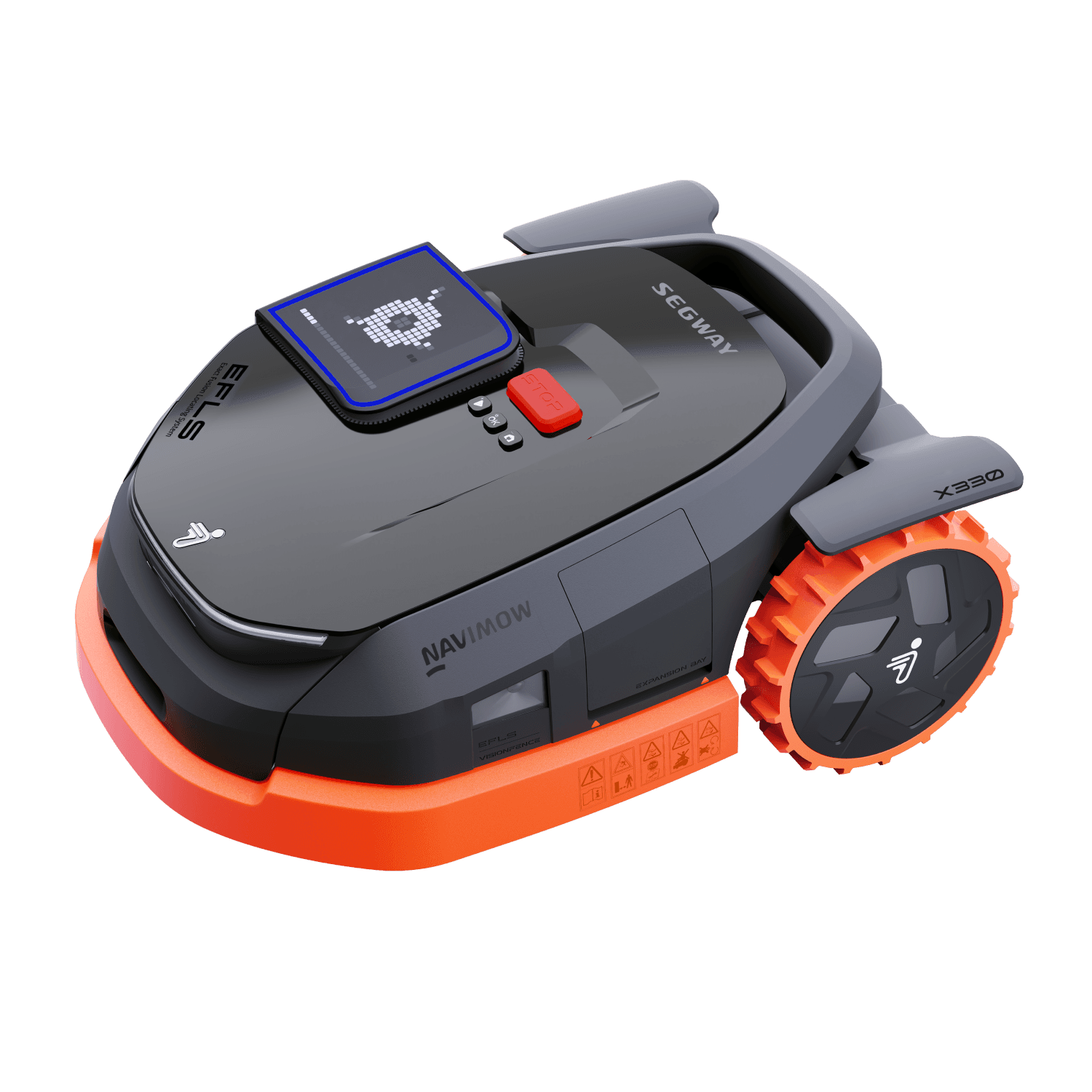 Segway Navimow X330 three-quarter view